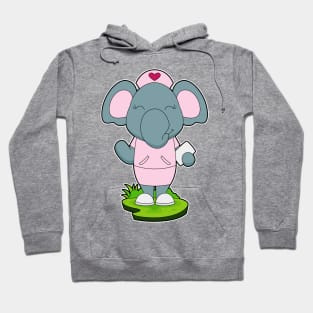 Elephant Nurse Note Hoodie